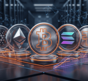 img:Imagem representativa de criptomoedas