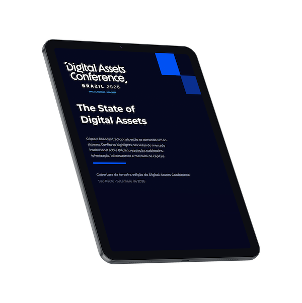 The State of Digital Assets 2026 e-book on an iPad