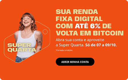Banner de incentivo a participação na Super Quarta edição de outubro.